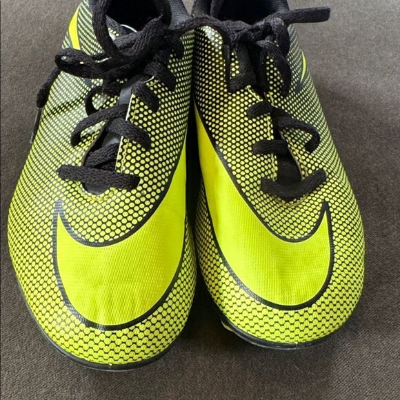 Nike Jr Bravata ll FG Soccer Cleats Kids' Neon Yellow Black Volt Size 3Y - Picture 7 of 10